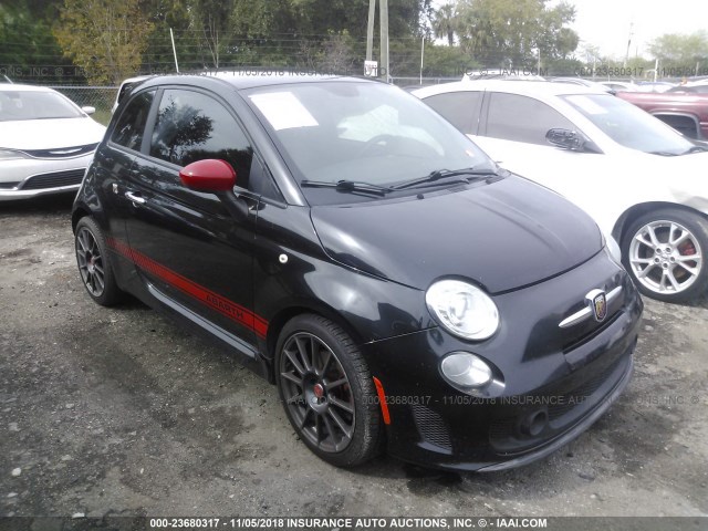 3C3CFFFHXDT528847 - 2013 FIAT 500 ABARTH BLACK photo 1