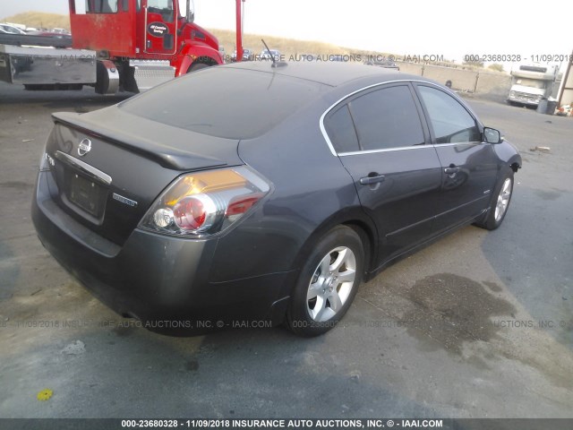 1N4CL21E08C115160 - 2008 NISSAN ALTIMA HYBRID GRAY photo 4