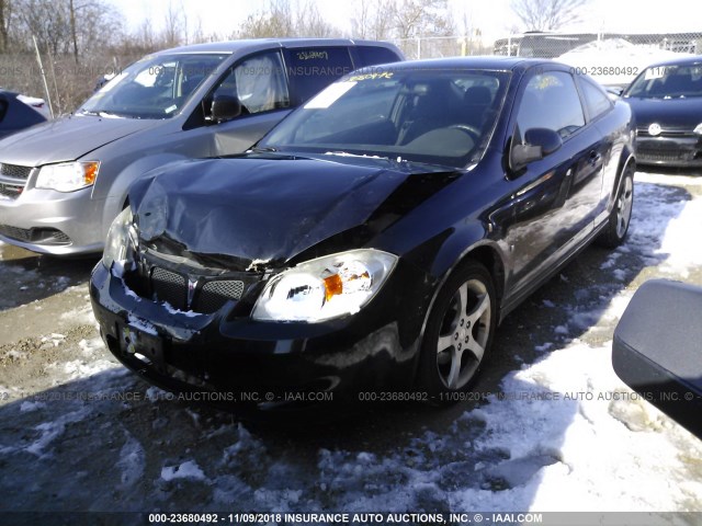 1G2AN15B377192932 - 2007 PONTIAC G5 GT BLACK photo 2