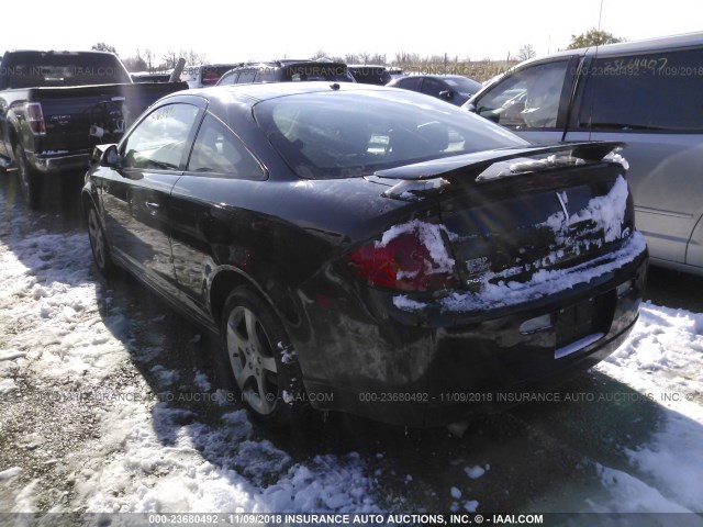 1G2AN15B377192932 - 2007 PONTIAC G5 GT BLACK photo 3