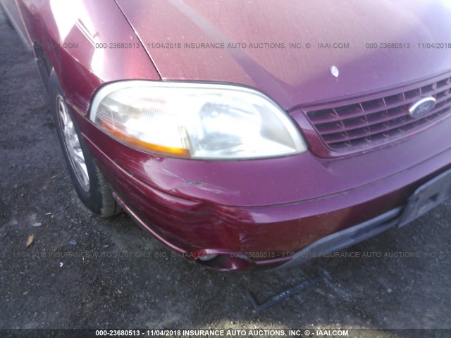 2FMZA51463BB45206 - 2003 FORD WINDSTAR LX RED photo 6