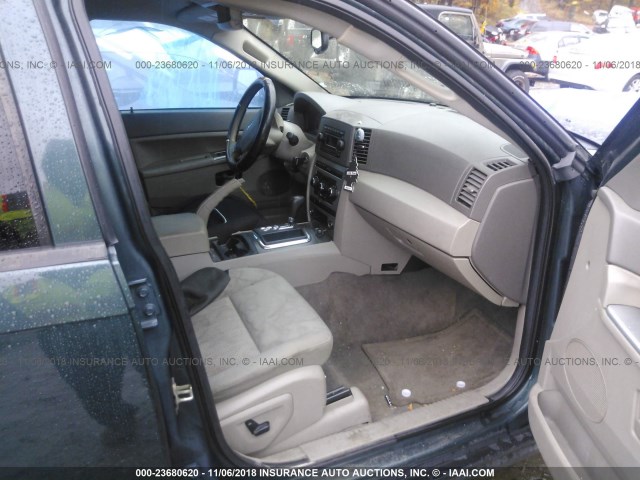 1J4GR48K35C521859 - 2005 JEEP GRAND CHEROKEE LAREDO/COLUMBIA/FREEDOM 绿色 照片 5