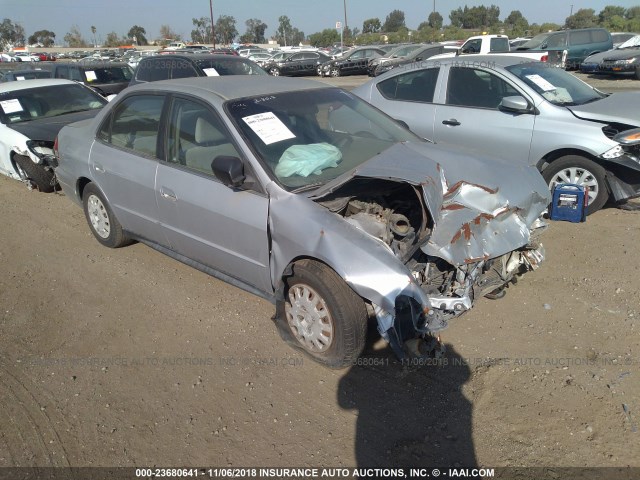 1HGCF86651A090541 - 2001 HONDA ACCORD VALUE SILVER photo 1