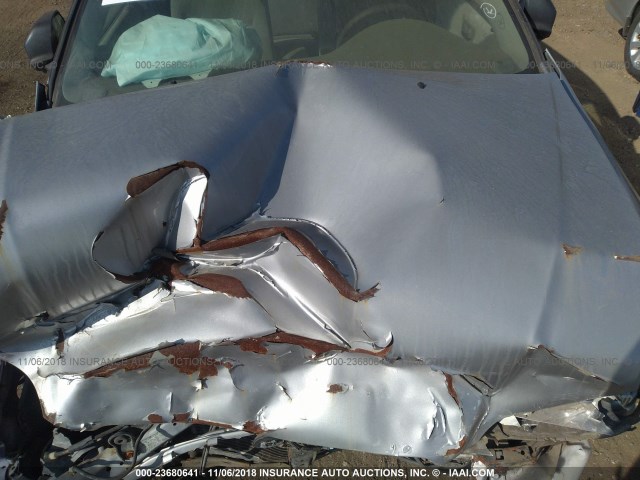 1HGCF86651A090541 - 2001 HONDA ACCORD VALUE SILVER photo 10