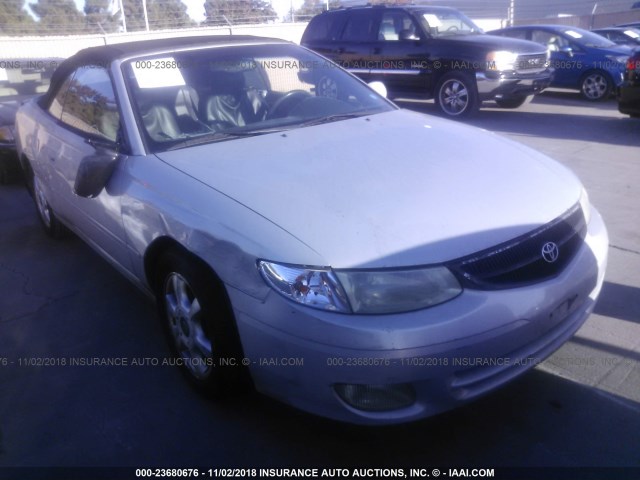 2T1FF28P31C448231 - 2001 TOYOTA CAMRY SOLARA SE/SLE Gümüş foto 1