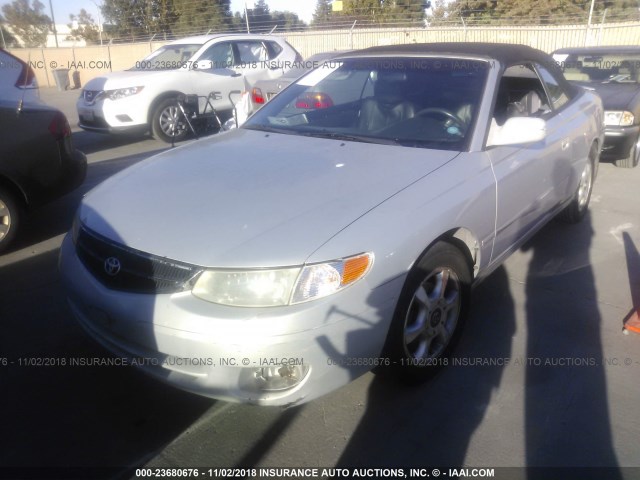 2T1FF28P31C448231 - 2001 TOYOTA CAMRY SOLARA SE/SLE Gümüş foto 2