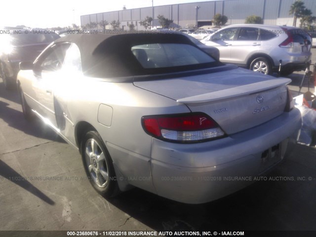 2T1FF28P31C448231 - 2001 TOYOTA CAMRY SOLARA SE/SLE Gümüş foto 3