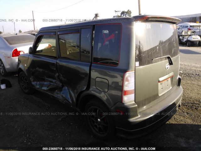 JTLKT324950213106 - 2005 TOYOTA SCION XB ნაცრისფერი ფოტო 3