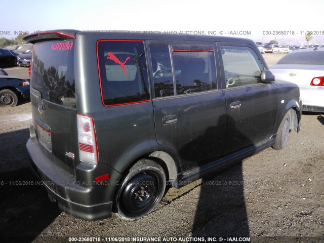 JTLKT324950213106 - 2005 TOYOTA SCION XB ნაცრისფერი ფოტო 4