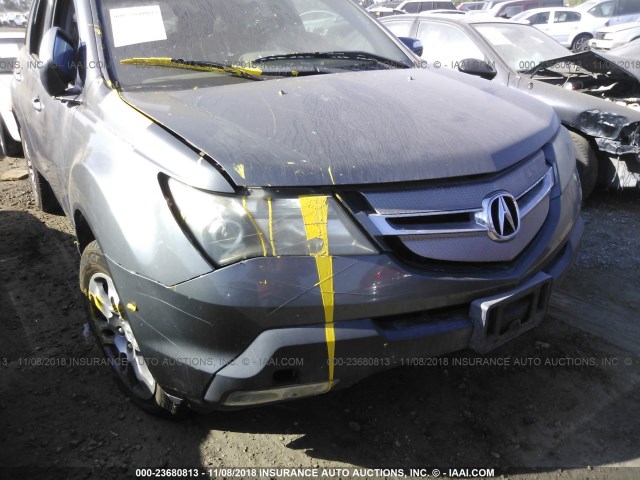 2HNYD28387H530024 - 2007 ACURA MDX TECHNOLOGY GRAY photo 6