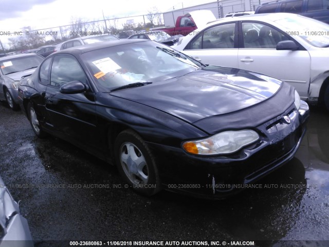 2G1WX15K629379738 - 2002 CHEVROLET MONTE CARLO SS შავი ფოტო 1