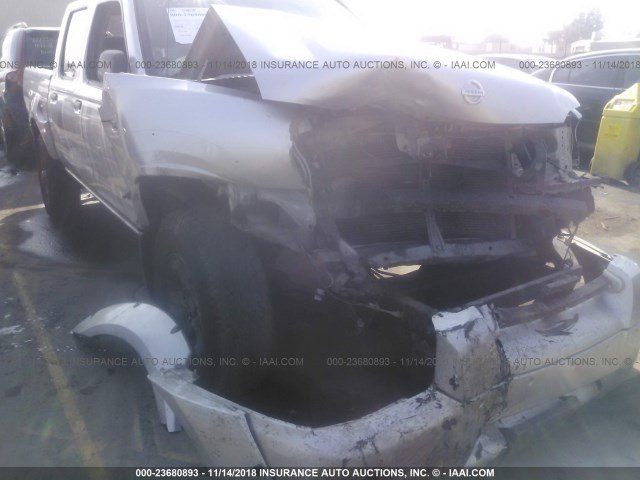1N6ED27T84C447893 - 2004 NISSAN FRONTIER CREW CAB XE V6 GRAY photo 6