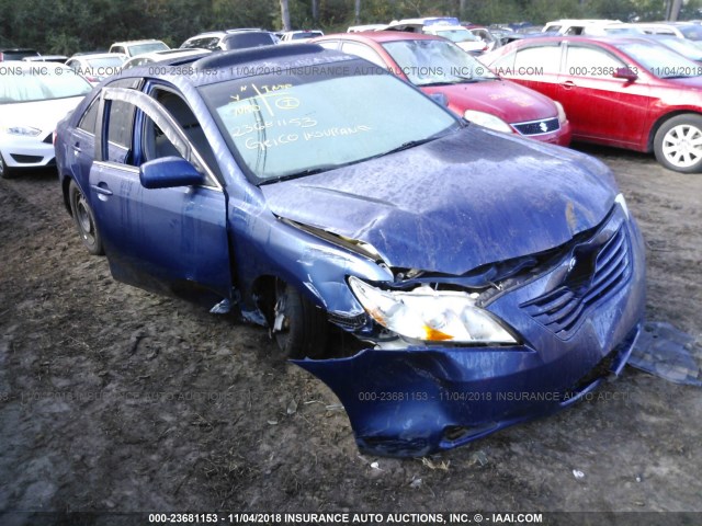 4T1BK46K78U067049 - 2008 TOYOTA CAMRY LE/XLE/SE BLUE photo 1