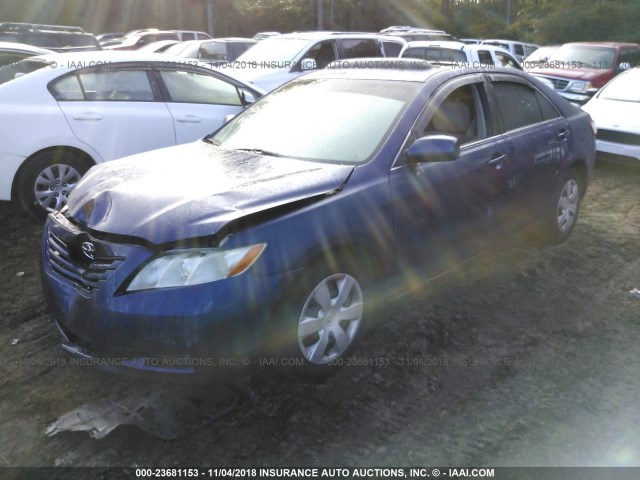 4T1BK46K78U067049 - 2008 TOYOTA CAMRY LE/XLE/SE BLUE photo 2