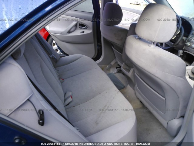 4T1BK46K78U067049 - 2008 TOYOTA CAMRY LE/XLE/SE BLUE photo 8