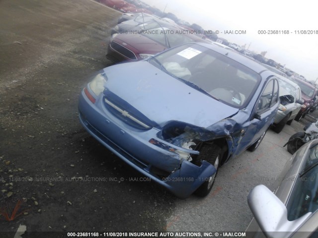 KL1TD52645B360214 - 2005 CHEVROLET AVEO LS Light Blue photo 2