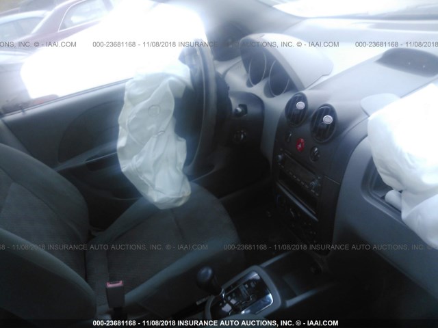 KL1TD52645B360214 - 2005 CHEVROLET AVEO LS Light Blue photo 5