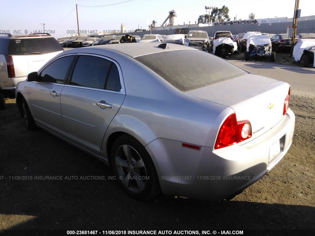 1G1ZC5E01CF166333 - 2012 CHEVROLET MALIBU 1LT SILVER photo 3