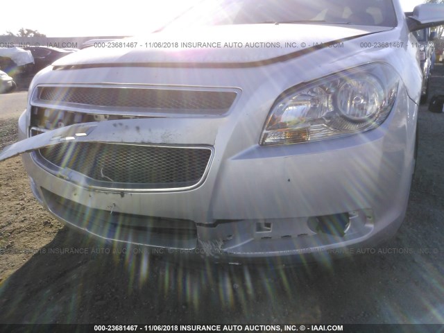 1G1ZC5E01CF166333 - 2012 CHEVROLET MALIBU 1LT SILVER photo 6