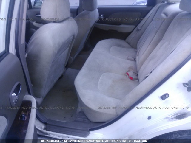 KMHWF35H42A537889 - 2002 HYUNDAI SONATA GLS/LX WHITE photo 8