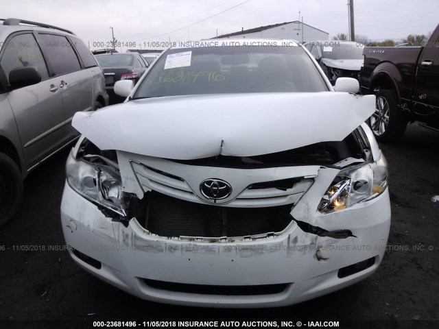 4T4BE46K39R066379 - 2009 TOYOTA CAMRY SE/LE/XLE WHITE photo 6