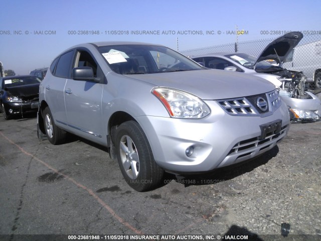 JN8AS5MT3CW612117 - 2012 NISSAN ROGUE S/SV SILVER photo 1