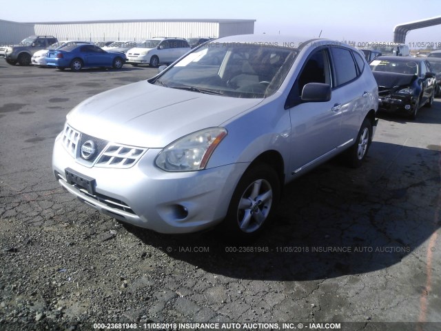 JN8AS5MT3CW612117 - 2012 NISSAN ROGUE S/SV SILVER photo 2