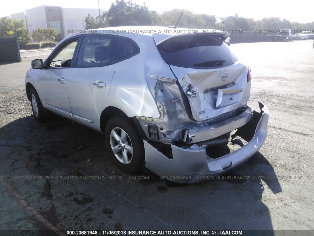 JN8AS5MT3CW612117 - 2012 NISSAN ROGUE S/SV SILVER photo 3