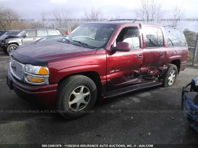 1GKFK66U11J310787 - 2001 GMC DENALI XL K1500 RED photo 2