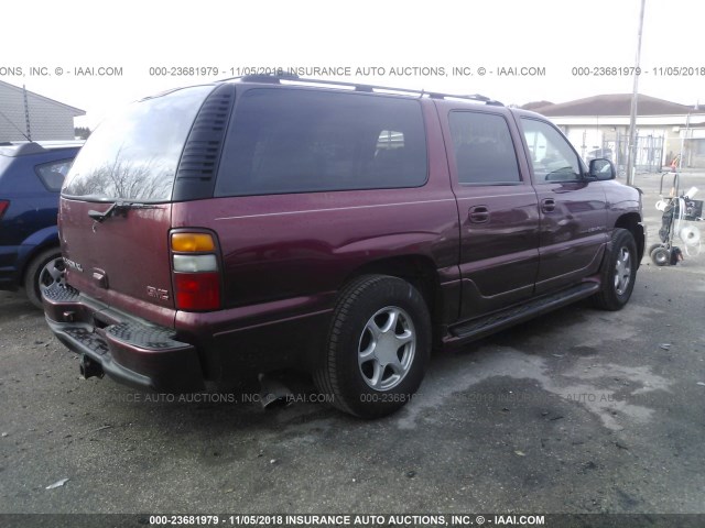 1GKFK66U11J310787 - 2001 GMC DENALI XL K1500 RED photo 4