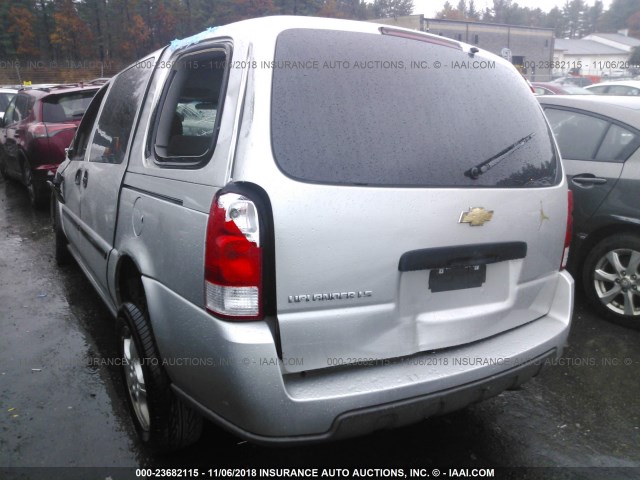 1GNDV23137D108500 - 2007 CHEVROLET UPLANDER LS SILVER photo 3