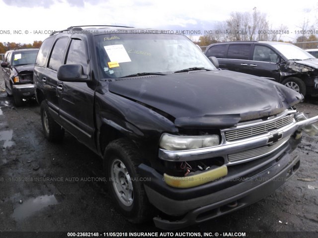 1GNEK13T21J127203 - 2001 CHEVROLET TAHOE K1500 BLACK photo 1