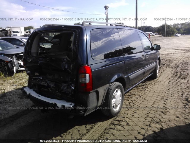 1GNDV23EX5D111295 - 2005 CHEVROLET VENTURE LS Navy photo 4