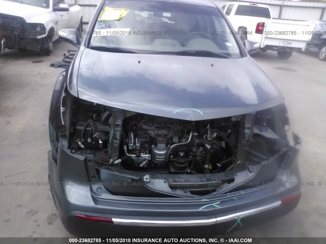 2HNYD2H38CH511919 - 2012 ACURA MDX TECHNOLOGY GRAY photo 6