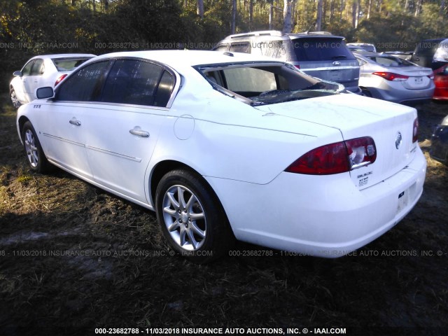 1G4HD57208U134406 - 2008 BUICK LUCERNE CXL WHITE photo 3