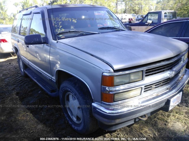 1GNEK13R1XJ408180 - 1999 CHEVROLET TAHOE K1500 SILVER photo 1