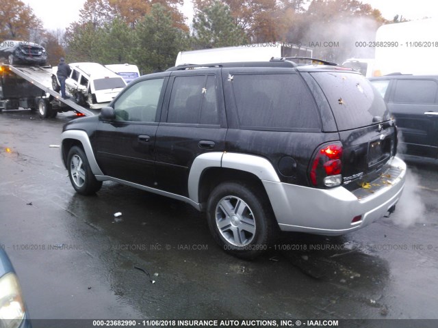 1GNDT13S072298079 - 2007 CHEVROLET TRAILBLAZER LS/LT BLACK photo 3