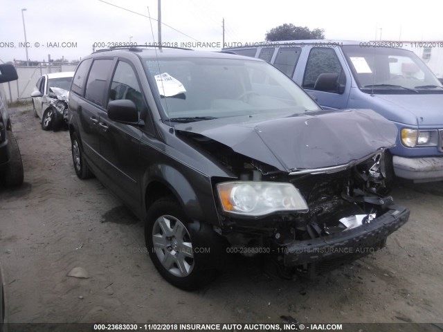 2D4RN4DE6AR379991 - 2010 DODGE GRAND CARAVAN SE GRAY photo 1