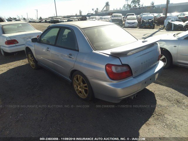 JF1GD296X2H526068 - 2002 SUBARU IMPREZA WRX SILVER photo 3