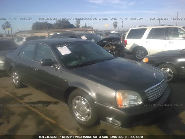 1G6KD54Y21U251657 - 2001 CADILLAC DEVILLE GRAY photo 1