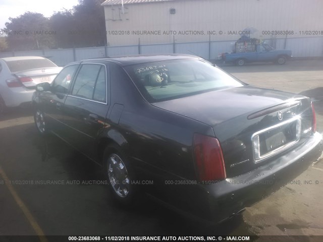 1G6KD54Y21U251657 - 2001 CADILLAC DEVILLE GRAY photo 3