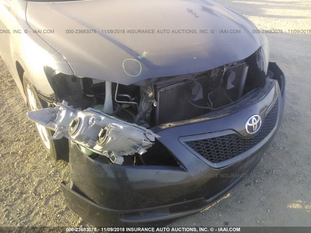 4T1BE46K98U235524 - 2008 TOYOTA CAMRY CE/LE/XLE/SE GRAY photo 6