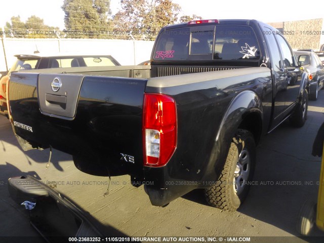 1N6BD06T46C414465 - 2006 NISSAN FRONTIER KING CAB XE BLACK photo 4