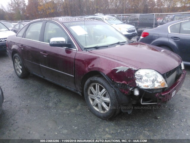 1FAHP28175G166446 - 2005 FORD FIVE HUNDRED LIMITED RED photo 1