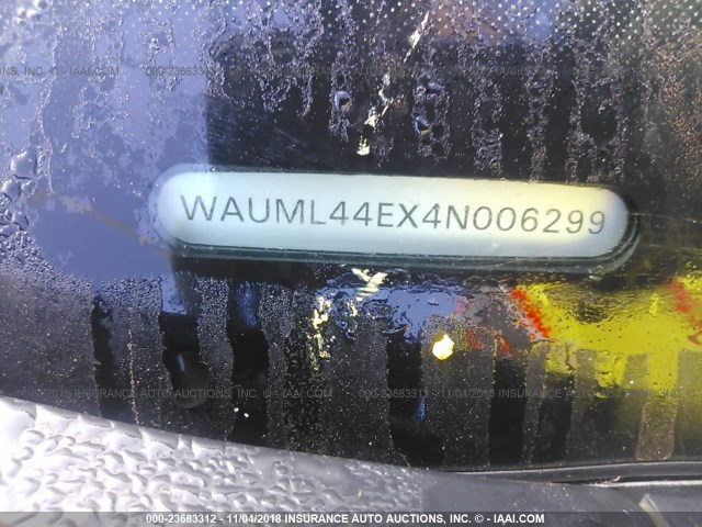 WAUML44EX4N006299 - 2004 AUDI A8 L QUATTRO WHITE photo 9