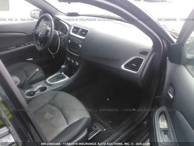 1C3CDZAB3EN203467 - 2014 DODGE AVENGER SE BLACK photo 5