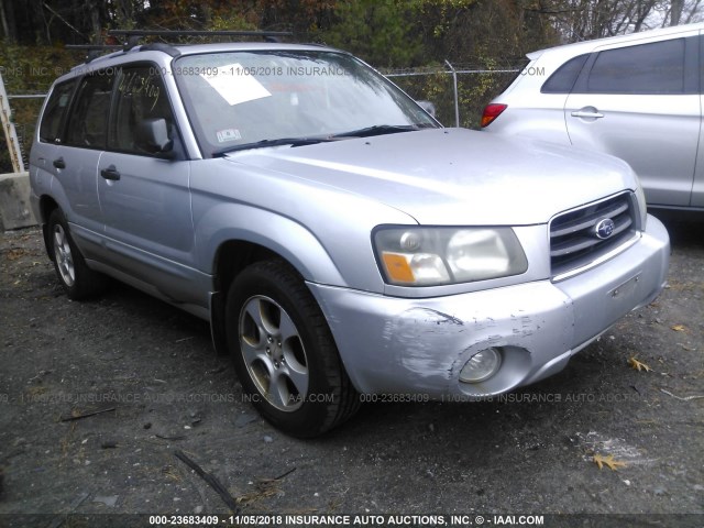 JF1SG65693H710613 - 2003 SUBARU FORESTER 2.5XS SILVER photo 1