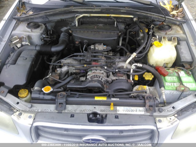 JF1SG65693H710613 - 2003 SUBARU FORESTER 2.5XS Күміс фото 10