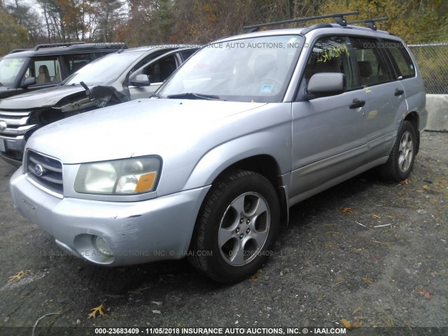 JF1SG65693H710613 - 2003 SUBARU FORESTER 2.5XS Күміс фото 2