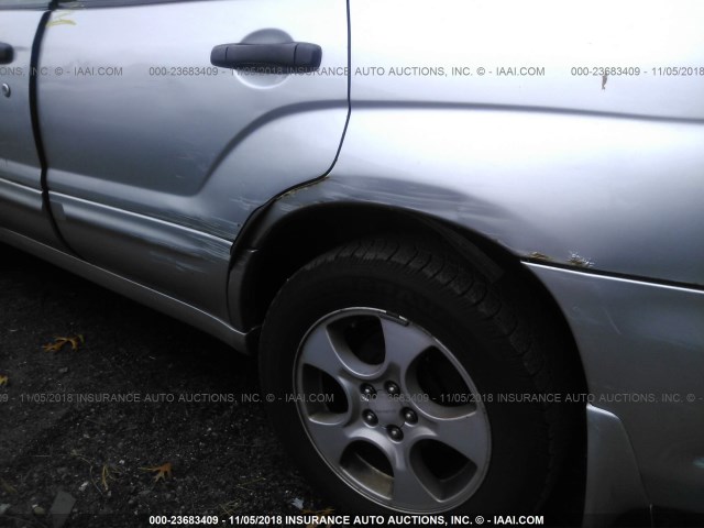 JF1SG65693H710613 - 2003 SUBARU FORESTER 2.5XS Күміс фото 6
